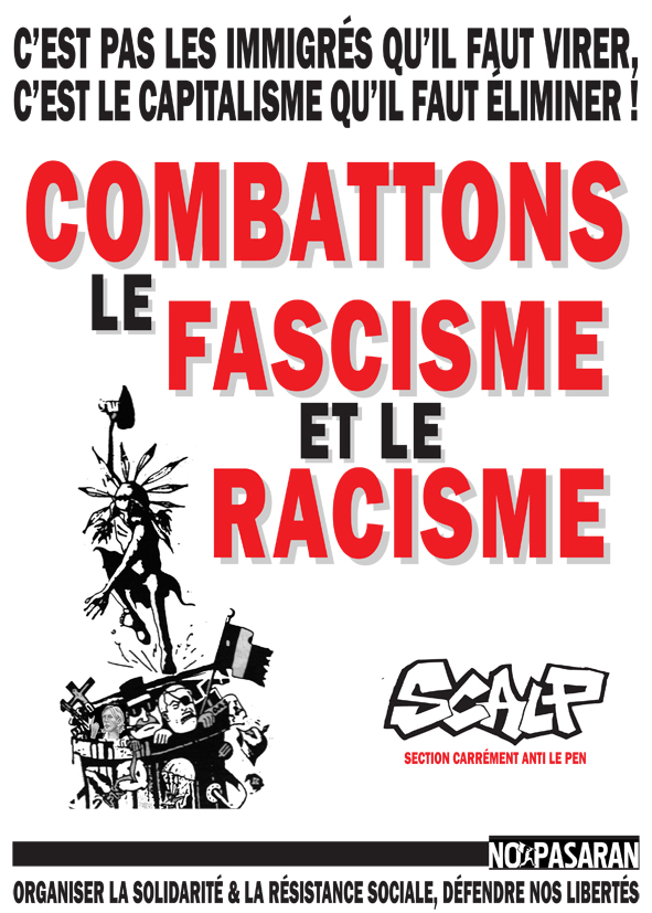 Affiche Combattons le fascisme