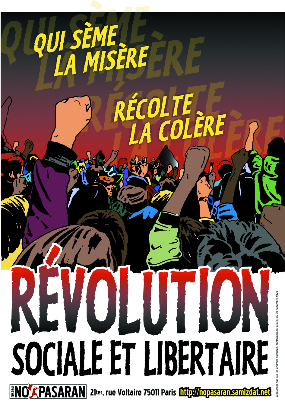 Carte POSTALE Revolution