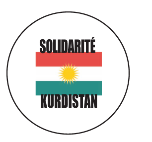 Badge Solidarité Kurdistan