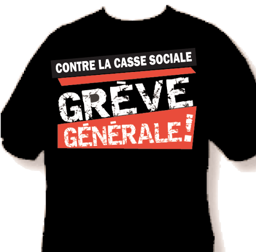 Tee shirt Grève Générale